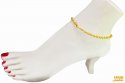 22Kt Gold  Anklet (1 PC) - Click here to buy online - 1,965 only..
