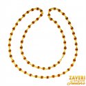 22 kt Gold Rudraksh Mala  - Click here to buy online - 3,380 only..
