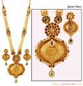 22K Kundan Patta Bridal  Set - Click here to buy online - 22,591 only..
