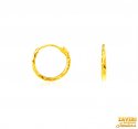 Click here to View - 22Kt Gold Fancy Hoop Earrings 
