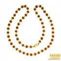 22 Karat Gold Rudraksh Mala  - Click here to buy online - 4,735 only..