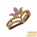 Click here to View - 22Kt Gold CZ Fancy Ring 