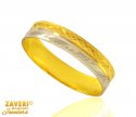 22 Kt Two Tone Gold Band - Click here to buy online - 400 only..