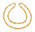 22 Kt Gold Figaro Chain  - Click here to buy online - 8,421 only..