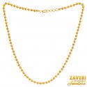Click here to View - 22Kt Gold Fancy Beads Chain 