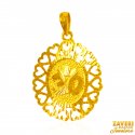 Click here to View - 22Kt Gold Designer OM Pendant 