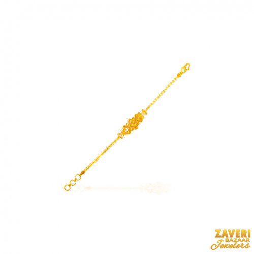 22Kt Gold Fancy Baby Bracelet 