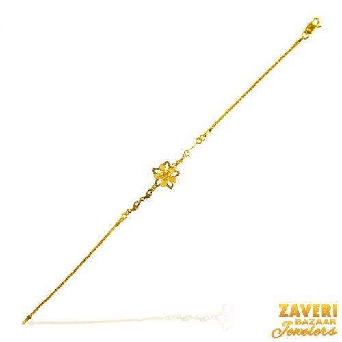 22K Gold Filigree Bracelet 