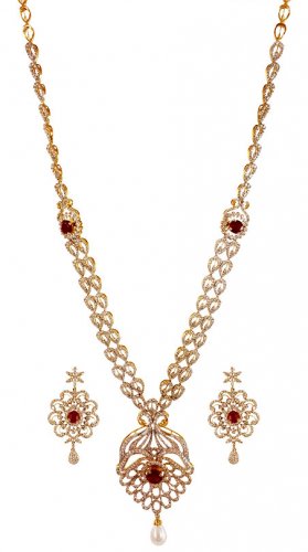 18K Yellow Gold Diamond Set 