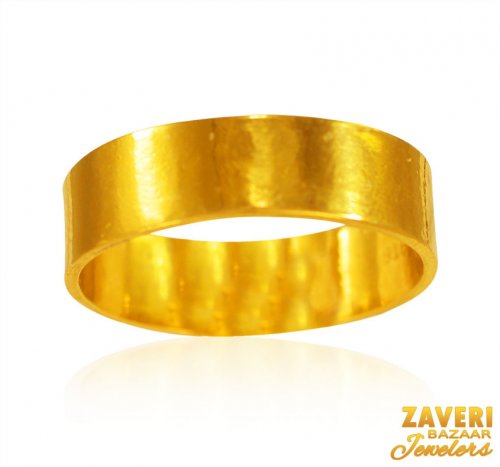 22 KT Gold Plain Band 
