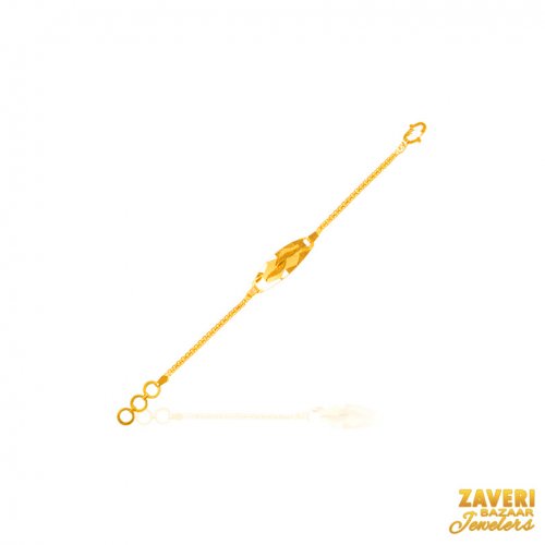 22Kt Gold Fancy Baby Bracelet (1Pc) 