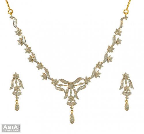 18k 2Tone Genuine Diamond Sets 