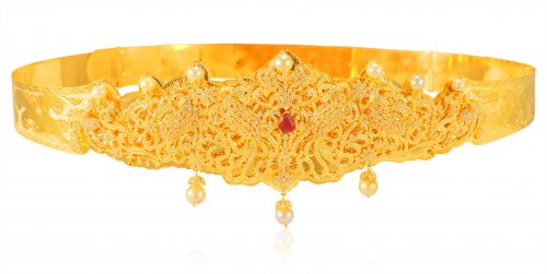 22KT Gold Designer Kammar Patta 