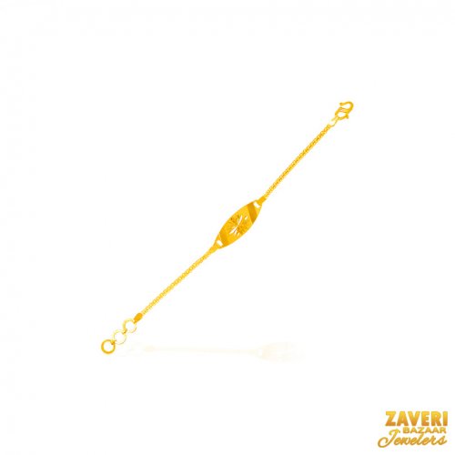 22Kt Gold Fancy Baby Bracelet (1Pc) 