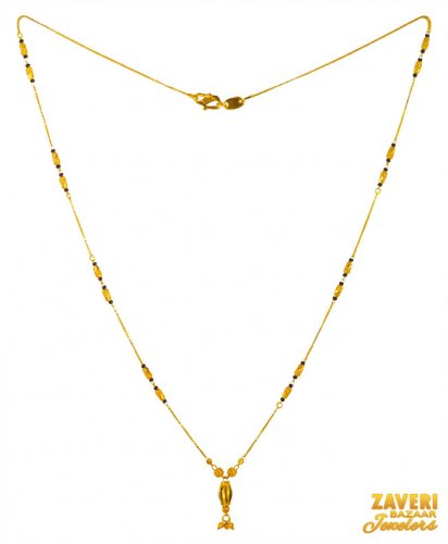 22kt Gold Fancy Long Mangalsutra 