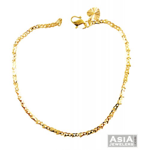 22K Fancy Ladies Bracelet  