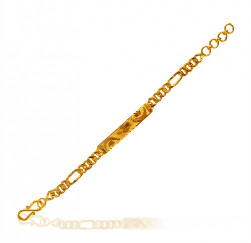 22K Gold 2 to 4 yrs Kids Bracelet  