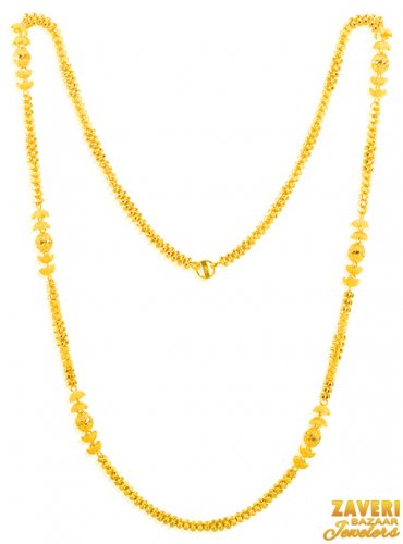 22Kt Gold Fancy Long Chain  