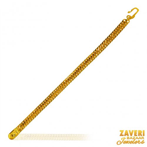22kt Gold Mens  Bracelet  