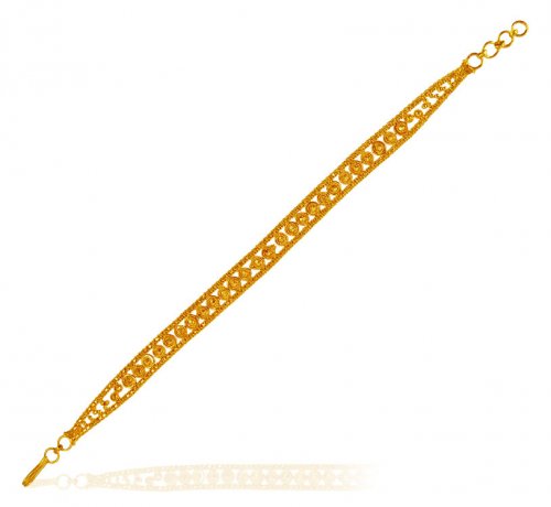 22K Gold Filigree Bracelet  