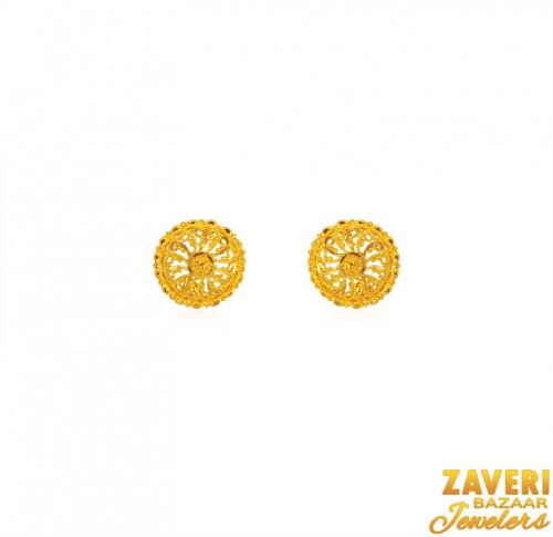 22 Kt Gold Ladies Earring 
