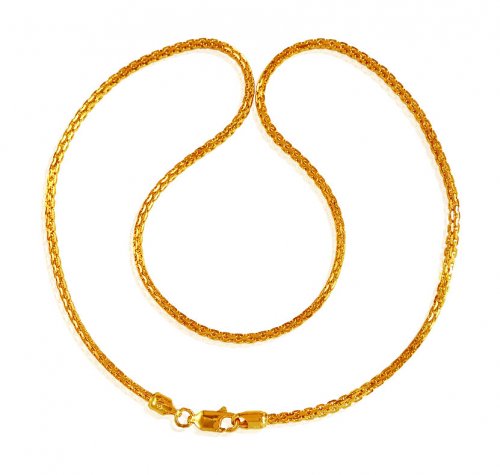 22K Gold Chain 16 In 