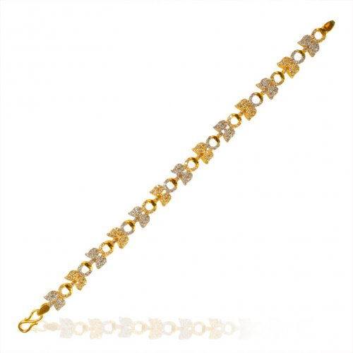 22Kt Gold Fancy Bracelet for Ladies 