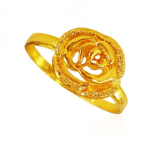 22karat Gold Fancy Ring for Ladies 