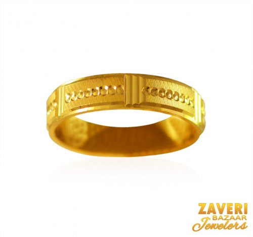 22Kt Gold Band for Ladies 