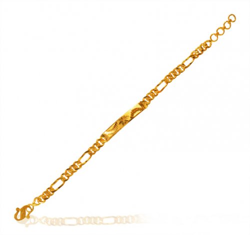 22K Gold 5 to 8 yrs Kids Bracelet  
