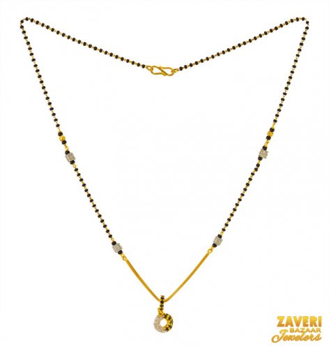 22kt Gold  Mangalsutra chain 
