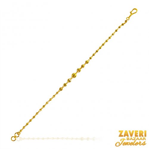 22K Gold Filigree Bracelet 