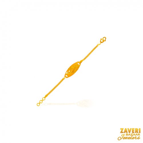 22Kt Gold Fancy Baby Bracelet (1Pc) 