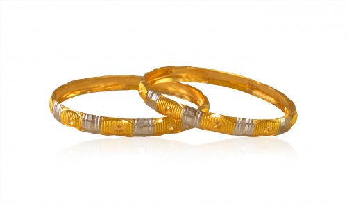 22 Karat Gold Baby Bangle (2pc) 