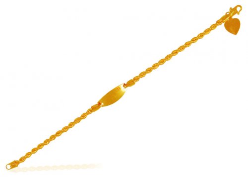 22 Karat Gold Kids Bracelet  