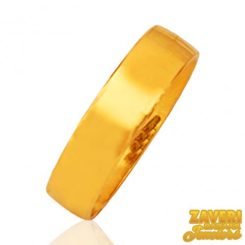 22KT Yellow Gold Wedding Band 