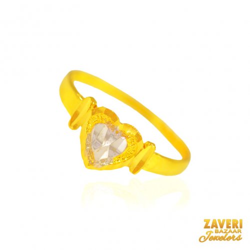 22kt Gold Baby Girl Ring 