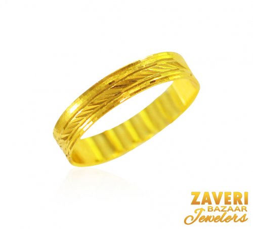 22karat Gold pattern band 
