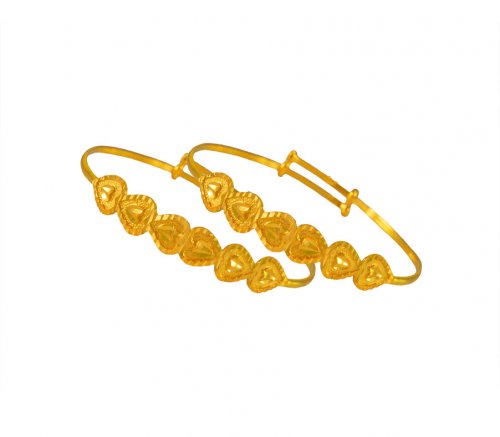 22 Karat Gold Baby Kada 