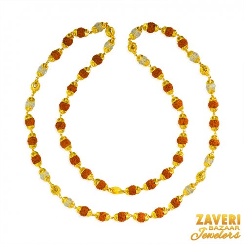 22 Kt Gold Rudraksh Mala  