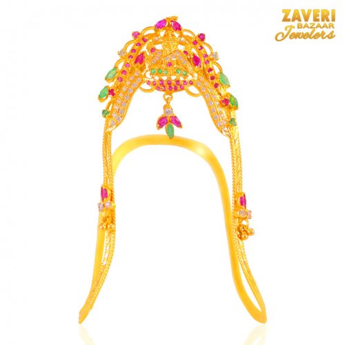 Kids Laxmi Stone Armlet (22 Karat) 