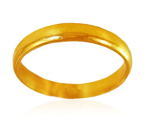 22karat Gold Plain Band 