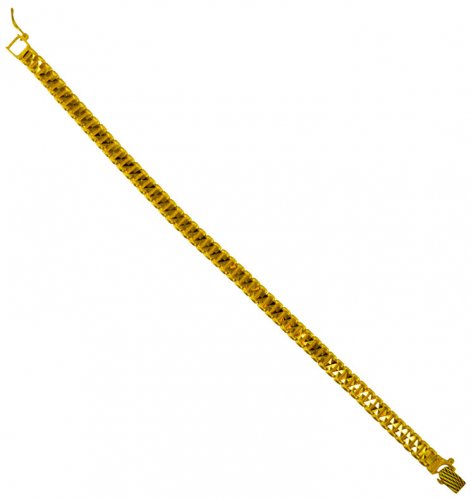 22 Kt Gold Mens Bracelet 