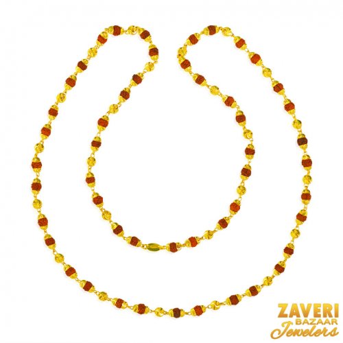 22 kt Gold Rudraksh Mala  