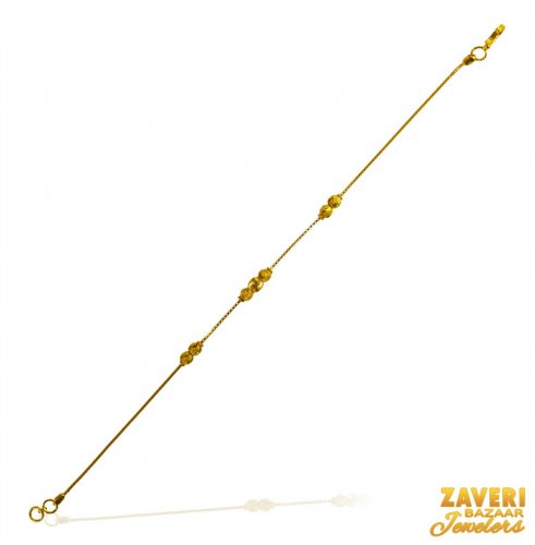 22K Gold Balls Bracelet 