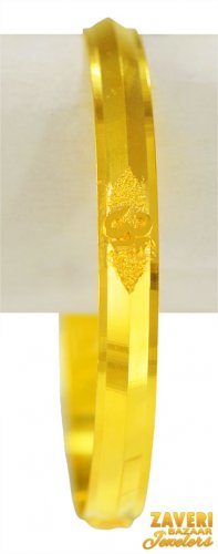 22 Karat Gold OM Ganesha Men Kada 