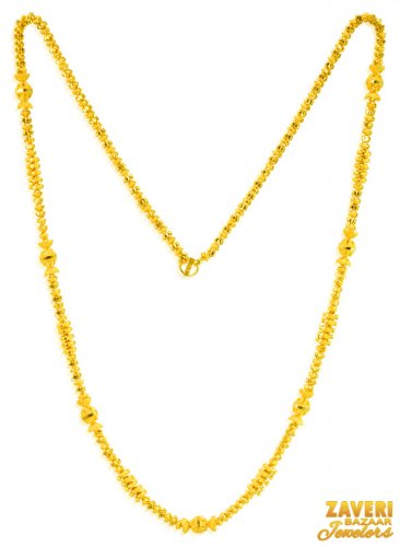 22Kt Gold Fancy Long Chain 
