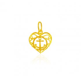 22K Gold Anchor Pendant ( Gold Fancy Pendants )