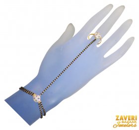 22Kt Gold Black Beads Panja (1 Pc) ( 22K Ladies Bracelets )