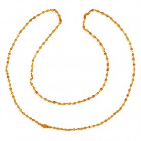 22Kt Gold White Tulsi Chain